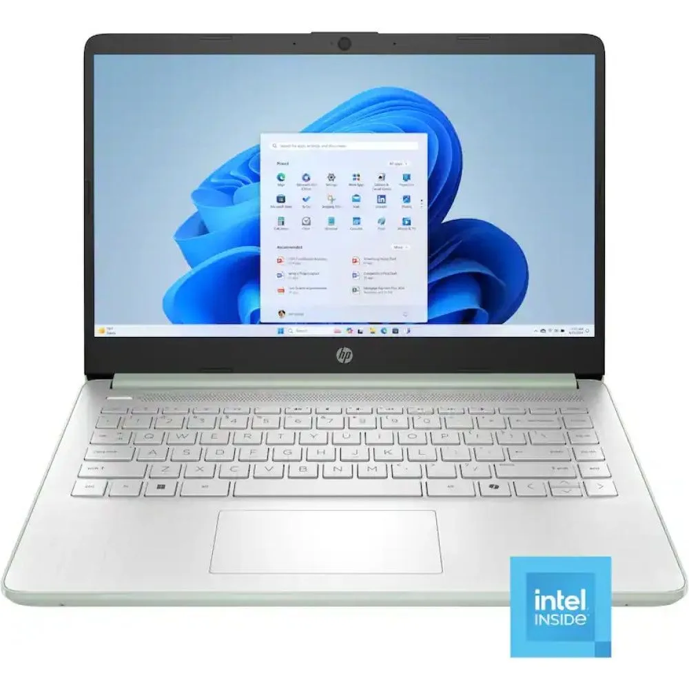HP NOTEBOOK 14-DQ6103DX N150 4GB/128GB UFS 14"/W11 GREEN