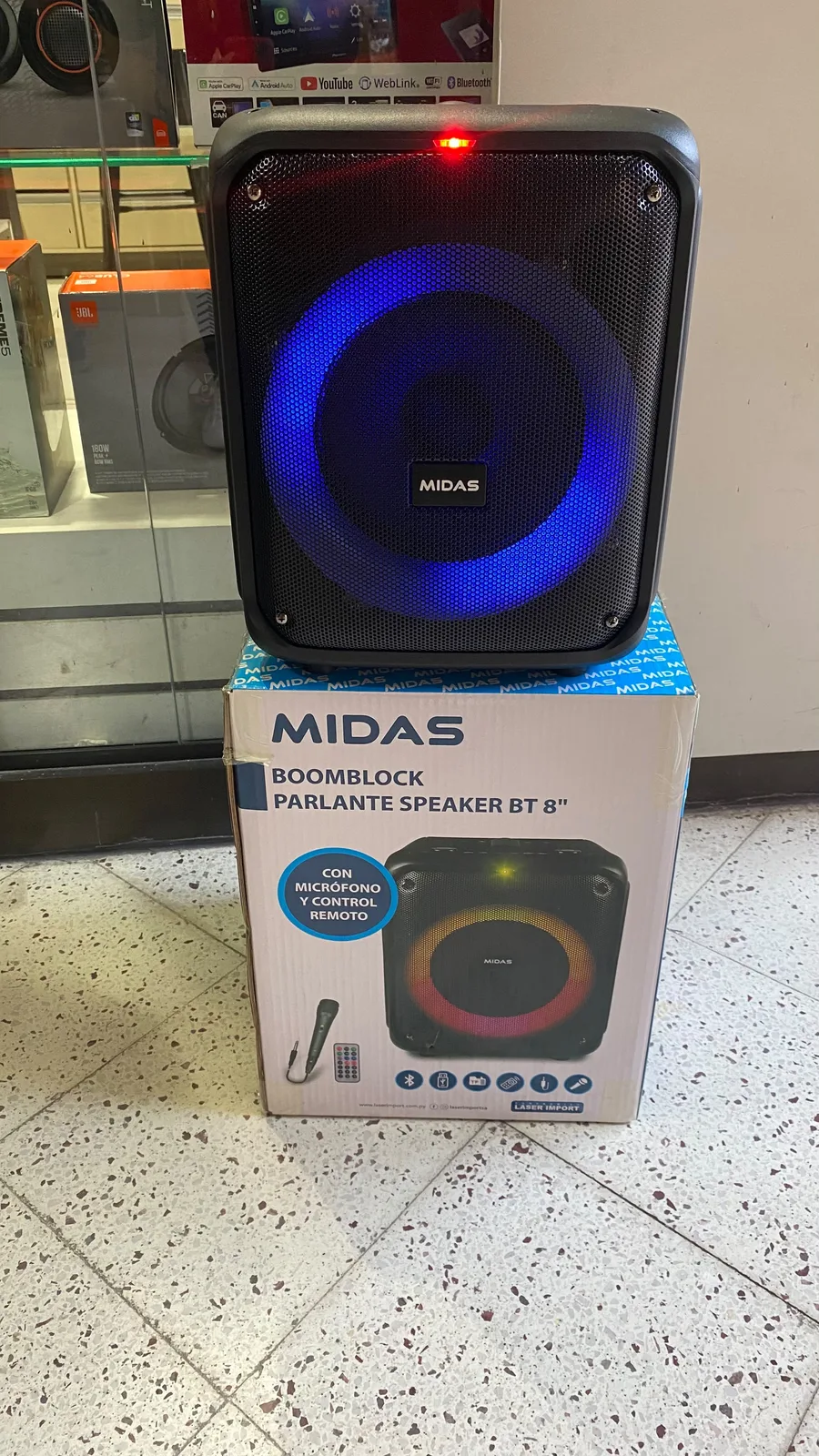 Parlante Midas BOOMBLOCK 8”