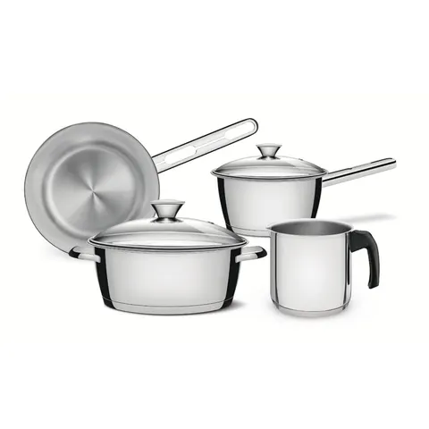 Tramontina JUEGO DE OLLAS ACERO INOX 4 PZAS ALLEGRA